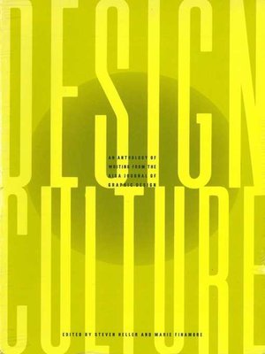 cover image of Design Culture: an Anthology of Writing from the AIGA Journal of Graphic Design